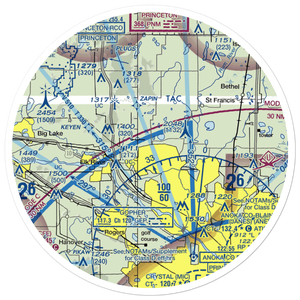 Joyner Airport (US-0052) VFR Sectional Sticker (30 mile)