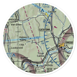 Kohn Airport (US-0048) VFR Sectional Sticker (20 mile)