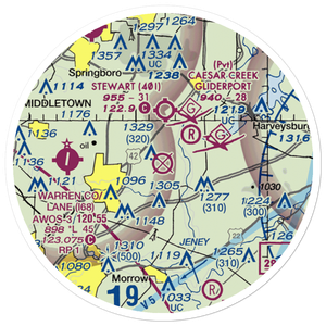 San Mar Gale Airport (US-0047) VFR Sectional Sticker (20 mile)