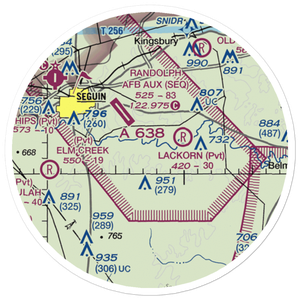 Joe Fleming Field (US-0046) VFR Sectional Sticker (20 mile)