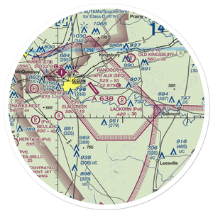 Joe Fleming Field (US-0046) VFR Sectional Sticker (30 mile)