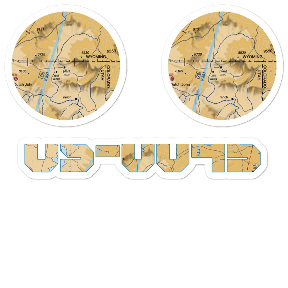 Kastler Compressor Station Airport (US-0045) VFR Sectional Sticker Pack 