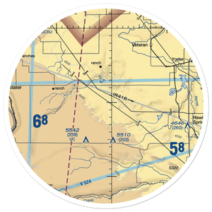 Pinedale Medical Clinic Airport (US-0038) VFR Sectional Sticker (30 mile)
