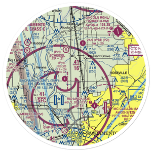 Tenco Tractor Airport (US-0037) VFR Sectional Sticker (30 mile)