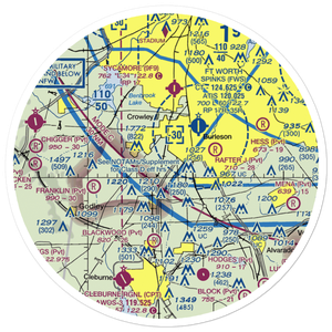 Brabsom Farm Airport (US-0025) VFR Sectional Sticker (30 mile)