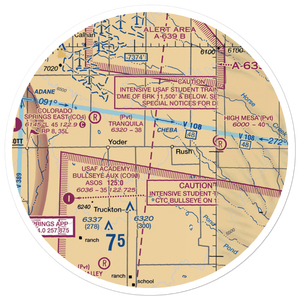 Cable's Corner Airport (US-0022) VFR Sectional Sticker (30 mile)