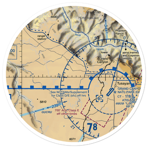 The Ranch Airport (US-0019) VFR Sectional Sticker (30 mile)