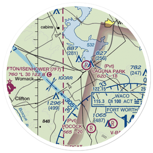 Flying B Ranch Airport (US-0018) VFR Sectional Sticker (20 mile)