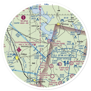Flying B Ranch Airport (US-0018) VFR Sectional Sticker (30 mile)