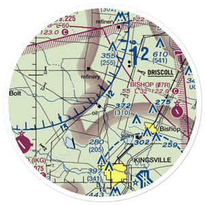 Oliver Till Airport (US-0016) VFR Sectional Sticker (20 mile)