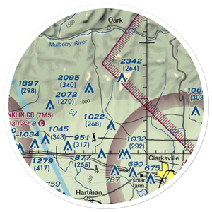 Johnson Farm Lines Airport (US-0014) VFR Sectional Sticker (20 mile)