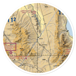 Flying M Ranch Airstrip (US-0001) VFR Sectional Sticker (30 mile)
