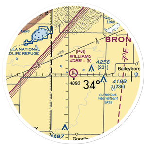 Williams Field (TX99) VFR Sectional Sticker (20 mile)