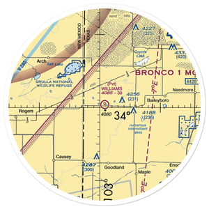 Williams Field (TX99) VFR Sectional Sticker (30 mile)