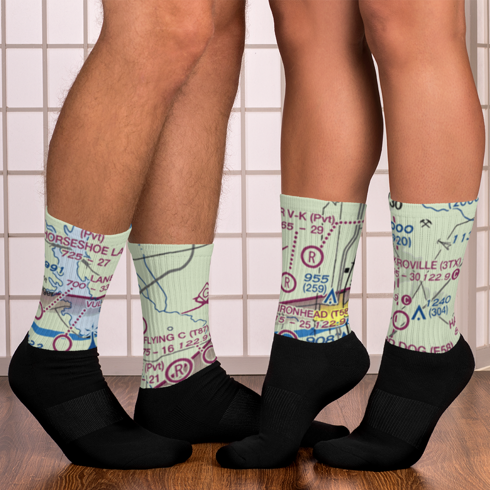 Maxwell Field (TX96) VFR Sectional Socks 