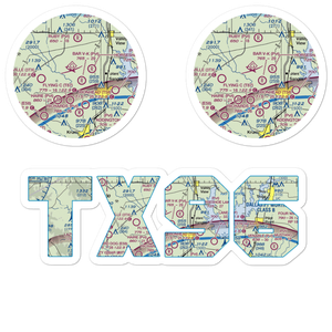 Maxwell Field (TX96) VFR Sectional Sticker Pack