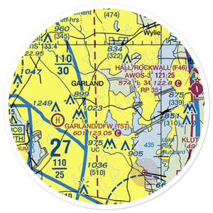 Madeira Airpark (TX91) VFR Sectional Sticker (20 mile)