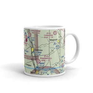 Thomas Flying Field (TX74) VFR Sectional  Mug