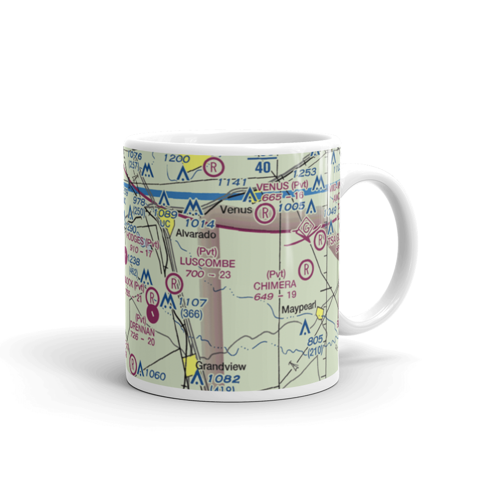 Hodges Air Field (TX67) VFR Sectional  Mug 
