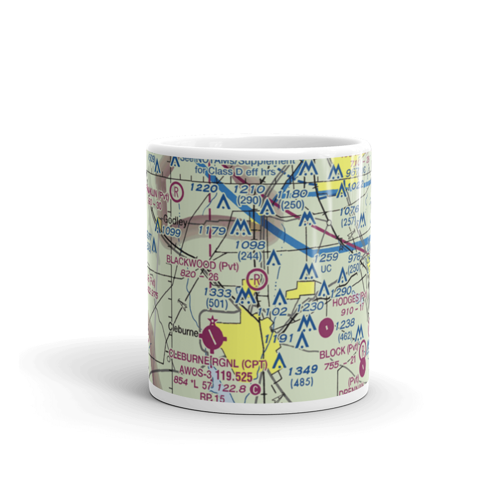 Blackwood Airpark (TX46) VFR Sectional  Mug 