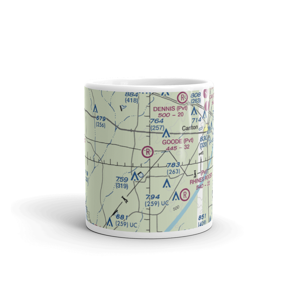 Goode Field (TX43) VFR Sectional  Mug 