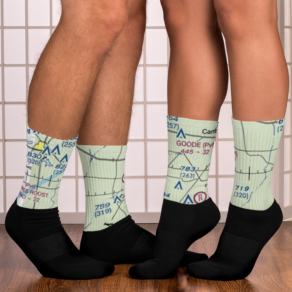 Goode Field (TX43) VFR Sectional Socks 