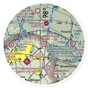 Windy Tales Airport (TX34) VFR Sectional Sticker (20 mile)