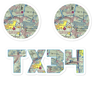 Windy Tales Airport (TX34) VFR Sectional Sticker Pack