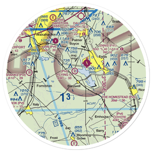 Flying O Airport (TX29) VFR Sectional Sticker (30 mile)