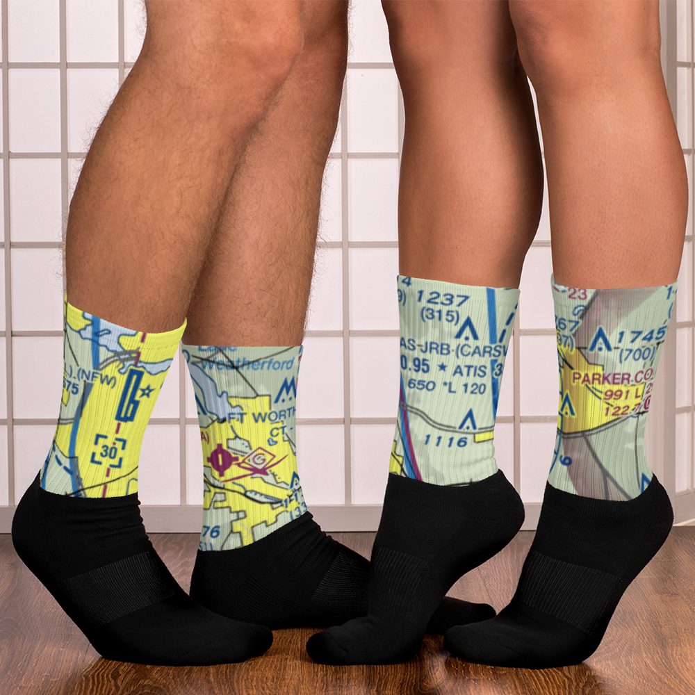 Beggs Ranch/Aledo/ Airport (TX15) VFR Sectional Socks 