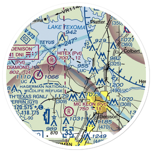 Kidd-Private Airport (TX12) VFR Sectional Sticker (20 mile)