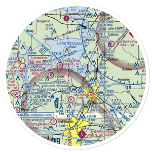 Kidd-Private Airport (TX12) VFR Sectional Sticker (30 mile)