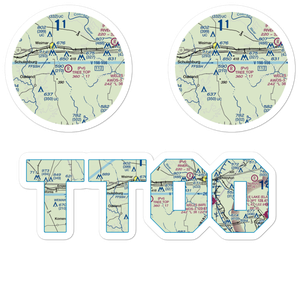 Tree Top Air Airport (TT00) VFR Sectional Sticker Pack