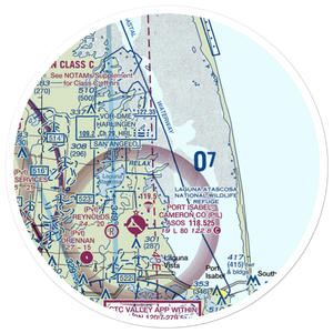 Rancho Buena Vista Airport (TS94) VFR Sectional Sticker (30 mile)