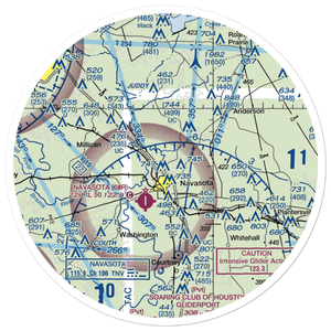 Bridle Ridge Airport (TS87) VFR Sectional Sticker (30 mile)