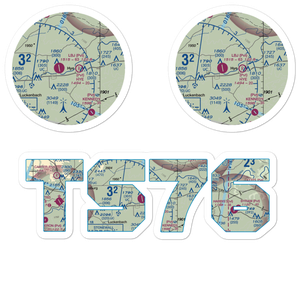 Redstone Ranch Airport (TS76) VFR Sectional Sticker Pack