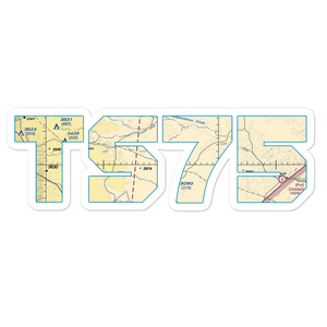 Mitchell Nr One Airport (TS75) VFR Sectional Sticker