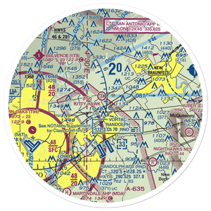 Kitty Hawk Flying Field (TS67) VFR Sectional Sticker (30 mile)