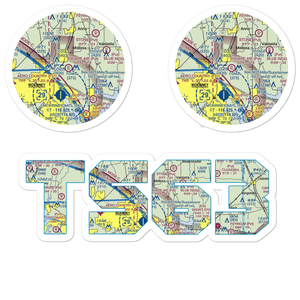 Square Air Airport (TS63) VFR Sectional Sticker Pack