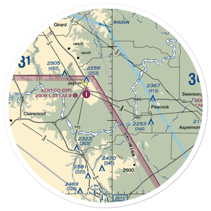 Norris Field (TS62) VFR Sectional Sticker (30 mile)