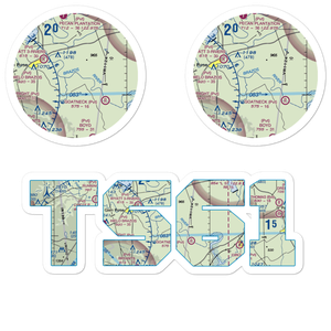 Little 'L' Ranch Airport (TS61) VFR Sectional Sticker Pack