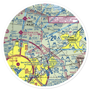 Bat Cave Field (TS55) VFR Sectional Sticker (30 mile)