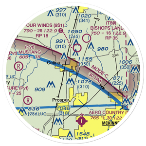 Celina Field (TS40) VFR Sectional Sticker (20 mile)