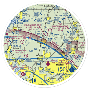 Celina Field (TS40) VFR Sectional Sticker (30 mile)