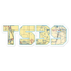 Sherman Airport (TS39) VFR Sectional Sticker