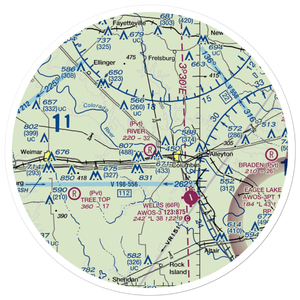 River Field (TS27) VFR Sectional Sticker (30 mile)
