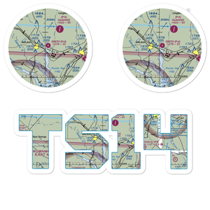 Smith Flying Service Airport (TS14) VFR Sectional Sticker Pack