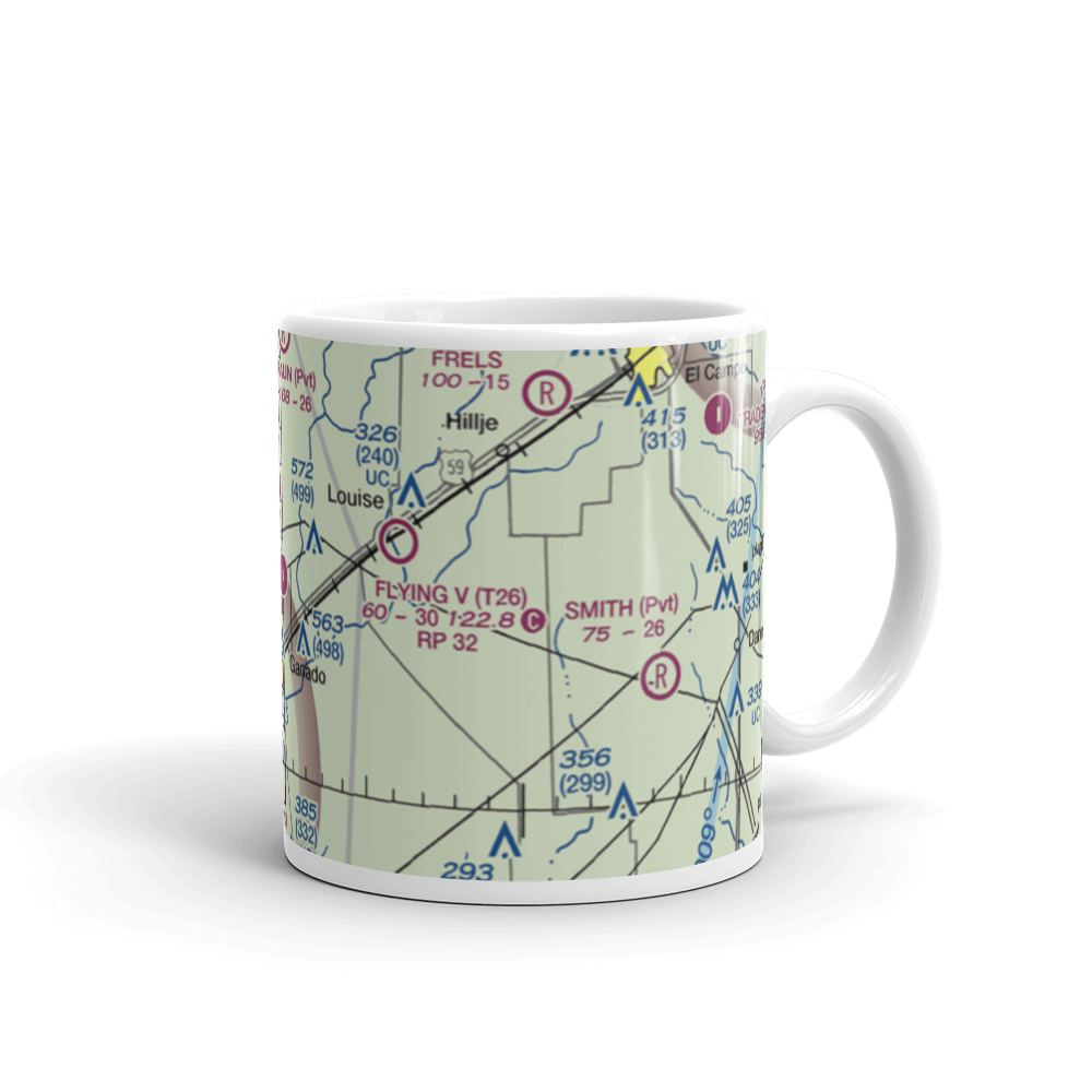 Kubecka Aviation Airport (TS08) VFR Sectional  Mug 