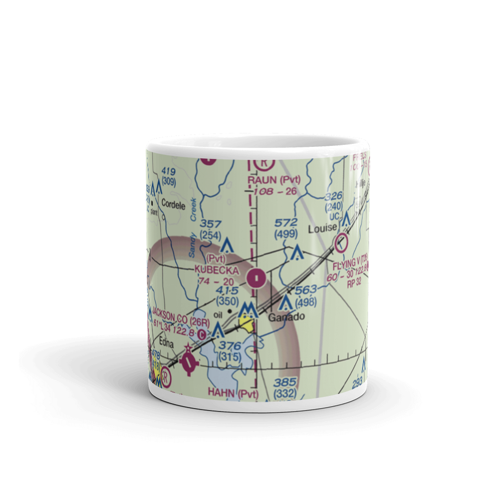 Kubecka Aviation Airport (TS08) VFR Sectional  Mug 
