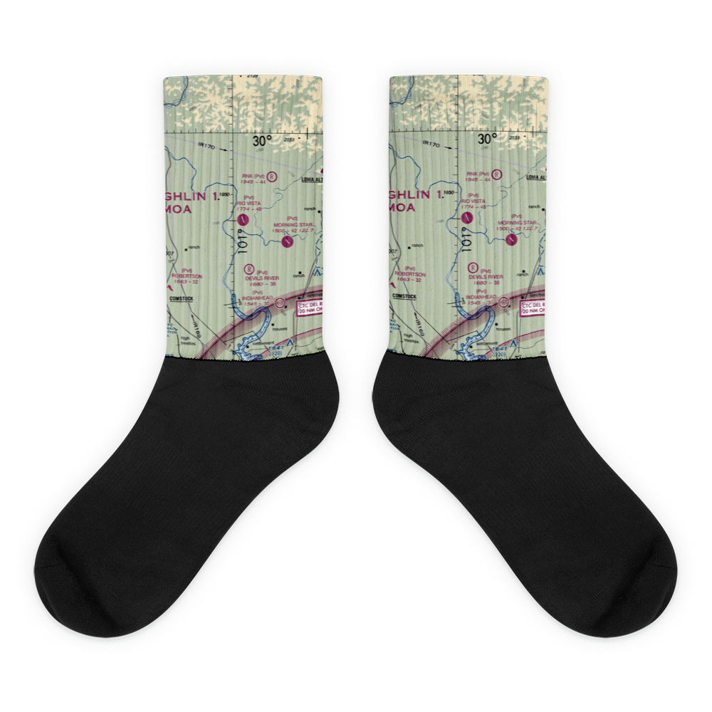 Rio Vista Ranch Airport (TS04) VFR Sectional Socks 